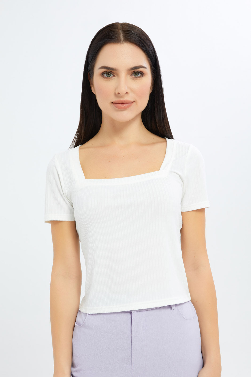 Redtag-Women-White-Square-Neck-Top-Category:Tops,-Colour:White,-Deals:New-In,-Filter:Women's-Clothing,-H1:LWR,-H2:LEC,-H3:JYT,-H4:FJT,-LEC,-LEC-Tops,-New-In-LEC-APL,-Non-Sale,-S23C,-Season:S23C,-Section:Women-Women's-