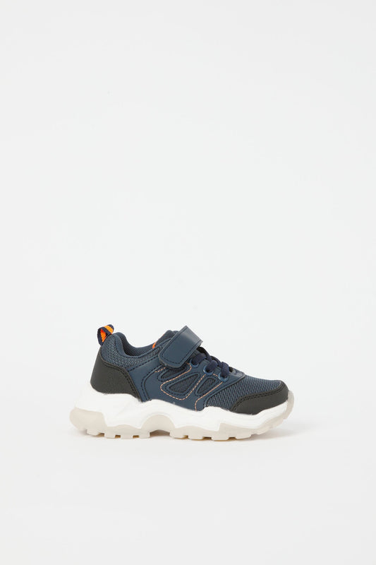 Redtag-Navy-Color-Block-Trekker-BOY-Trainers,-Category:Trainers,-Colour:Navy,-Deals:New-In,-Filter:Boys-Footwear-(3-to-5-Yrs),-H1:FOO,-H2:BOY,-H3:TRN,-H4:CLT,-N/A,-New-In-BOY-FOO,-Non-Sale,-S23C,-Season:S23C,-Section:Boys-(0-to-14Yrs)-Boys-3 to 5 Years