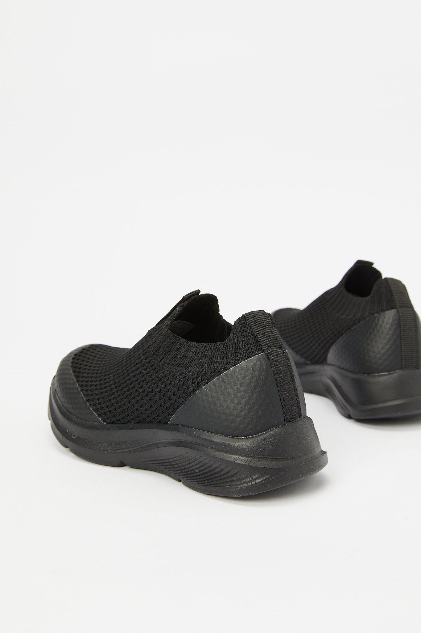Redtag-Black-Knit-Slip-On-BOY-Trainers,-Category:Trainers,-Colour:Black,-Deals:New-In,-Filter:Boys-Footwear-(3-to-5-Yrs),-H1:FOO,-H2:BOY,-H3:TRN,-H4:CLT,-N/A,-New-In-BOY-FOO,-Non-Sale,-S23C,-Season:S23C,-Section:Boys-(0-to-14Yrs)-Boys-3 to 5 Years