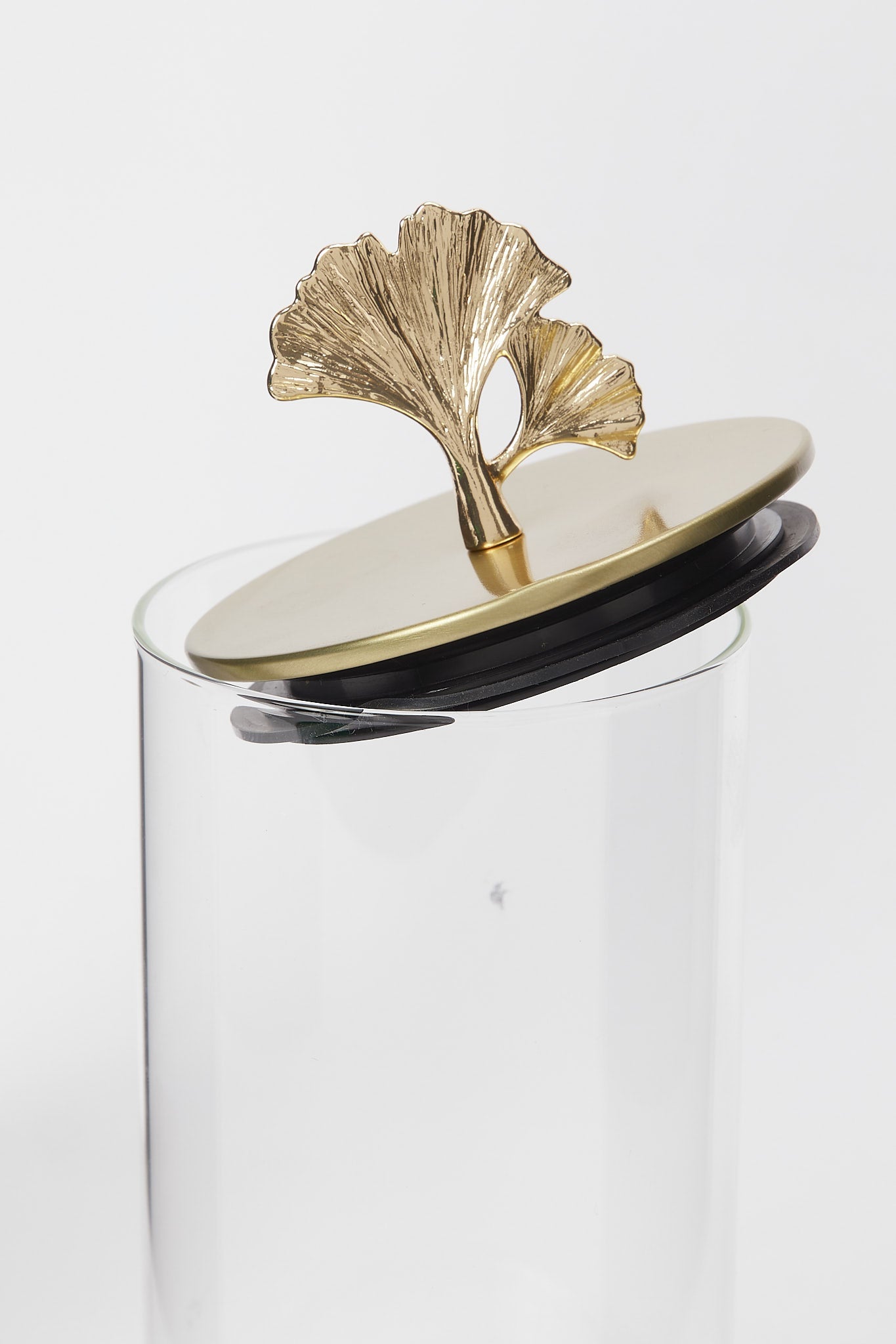 Redtag-Gold-Borosilicate-Glass-Jar-With-Metal-Lid-(Medium)-Category:Bakeware,-Colour:Gold,-Deals:New-In,-Filter:Home-Dining,-H1:HMW,-H2:DIN,-H3:STO,-H4:STG,-HMW-DIN-Storage,-New-In-HMW-DIN,-Non-Sale,-Promo:RIVA,-S23B,-Season:S23B,-Section:Homewares,-Style:CANISTER-Home-Dining-