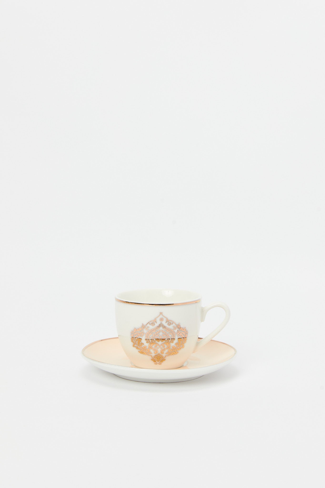 Redtag-Gold-Floral-Espresso-Set-(8-Piece)-Category:Cups-&-Mugs,-Colour:Gold,-Deals:New-In,-Filter:Home-Dining,-H1:HMW,-H2:DIN,-H3:CRC,-H4:CCS,-HMW-DIN-Crockery,-New-In-HMW-DIN,-Non-Sale,-Packs,-Promo:JULIETTE,-RMD,-S23B,-Season:S23B,-Section:Homewares,-Set:Set-of-8,-Style:TEA-SETS-Home-Dining-