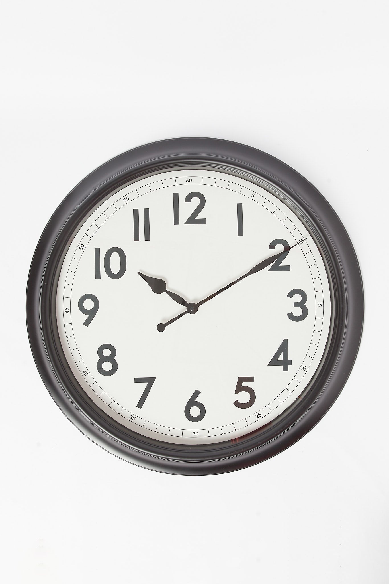 Redtag-Black-Decorative-Wall-Clock-Category:Clocks,-Colour:Black,-Deals:New-In,-Filter:Home-Decor,-H1:HMW,-H2:HOM,-H3:WDM,-H4:CLO,-HMW-HOM-Wall-Decor-&-Mirrors,-New-In-HMW-HOM,-Non-Sale,-S23A,-Season:S23A,-Section:Homewares-Home-Decor-