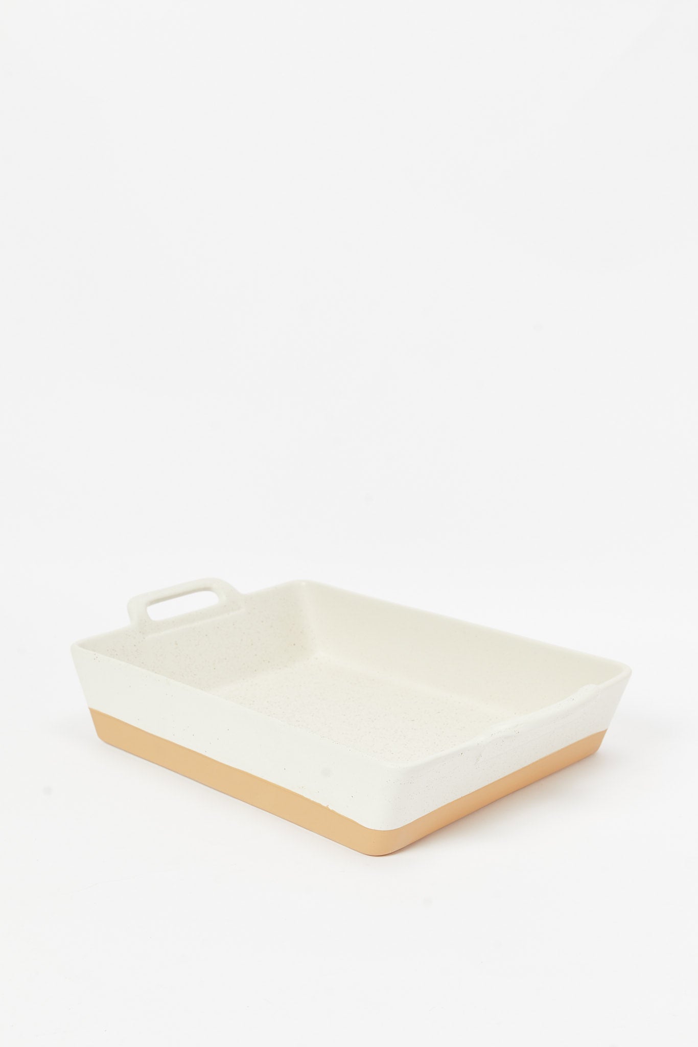 Redtag-Off-White-Rectangle-Baking-Dish-(Large)-Category:Bakeware,-Colour:Cream,-Deals:New-In,-Filter:Home-Dining,-HMW-DIN-Serveware,-New-In-HMW-DIN,-Non-Sale,-S23B,-Section:Homewares-Home-Dining-