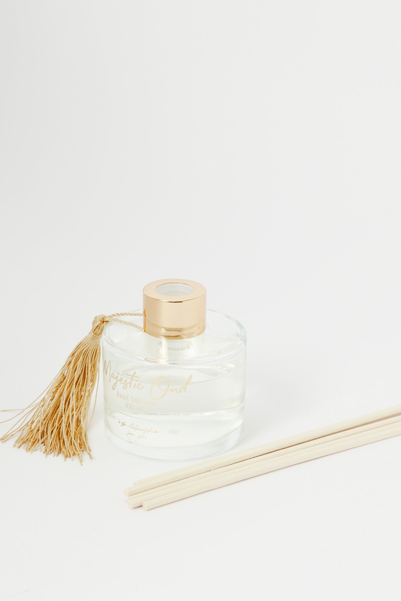 Redtag-Gold-100Ml-Reed-Diffuser-With-Tassel-Category:Candles,-Colour:Gold,-Deals:New-In,-Filter:Home-Decor,-H1:HMW,-H2:HOM,-H3:CNF,-H4:DIF,-HMW-HOM-Candle-&-Fragrances,-New-In-HMW-HOM,-Non-Sale,-Packs,-Promo:STELLA,-RMD,-S23A,-Season:S23A,-Section:Homewares,-Set:Set-of-2,-Style:DIFFUSER-Home-Decor-