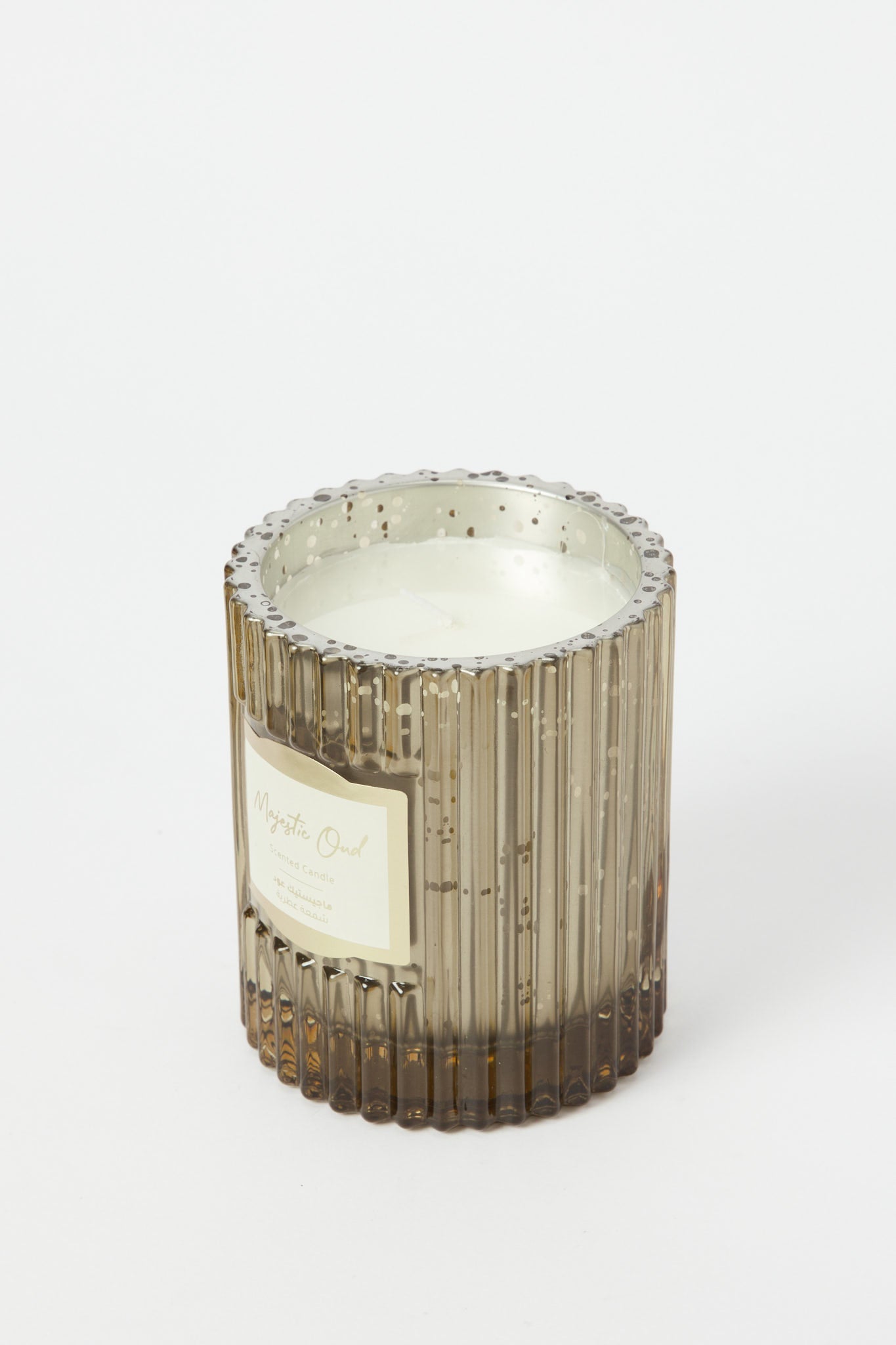 Redtag-Gold-Glass-Ribbed-Scented-Candle-Category:Candles,-Colour:Gold,-Deals:New-In,-Event:,-Filter:Home-Decor,-H1:HMW,-H2:HOM,-H3:CNF,-H4:CAN,-HMW-HOM-Candle-&-Fragrances,-New-In-HMW-HOM,-Non-Sale,-Promo:JULIETTE,-RMD,-S23C,-Season:S23C,-Section:Homewares,-Style:SCENTED-CANDLE-Home-Decor-