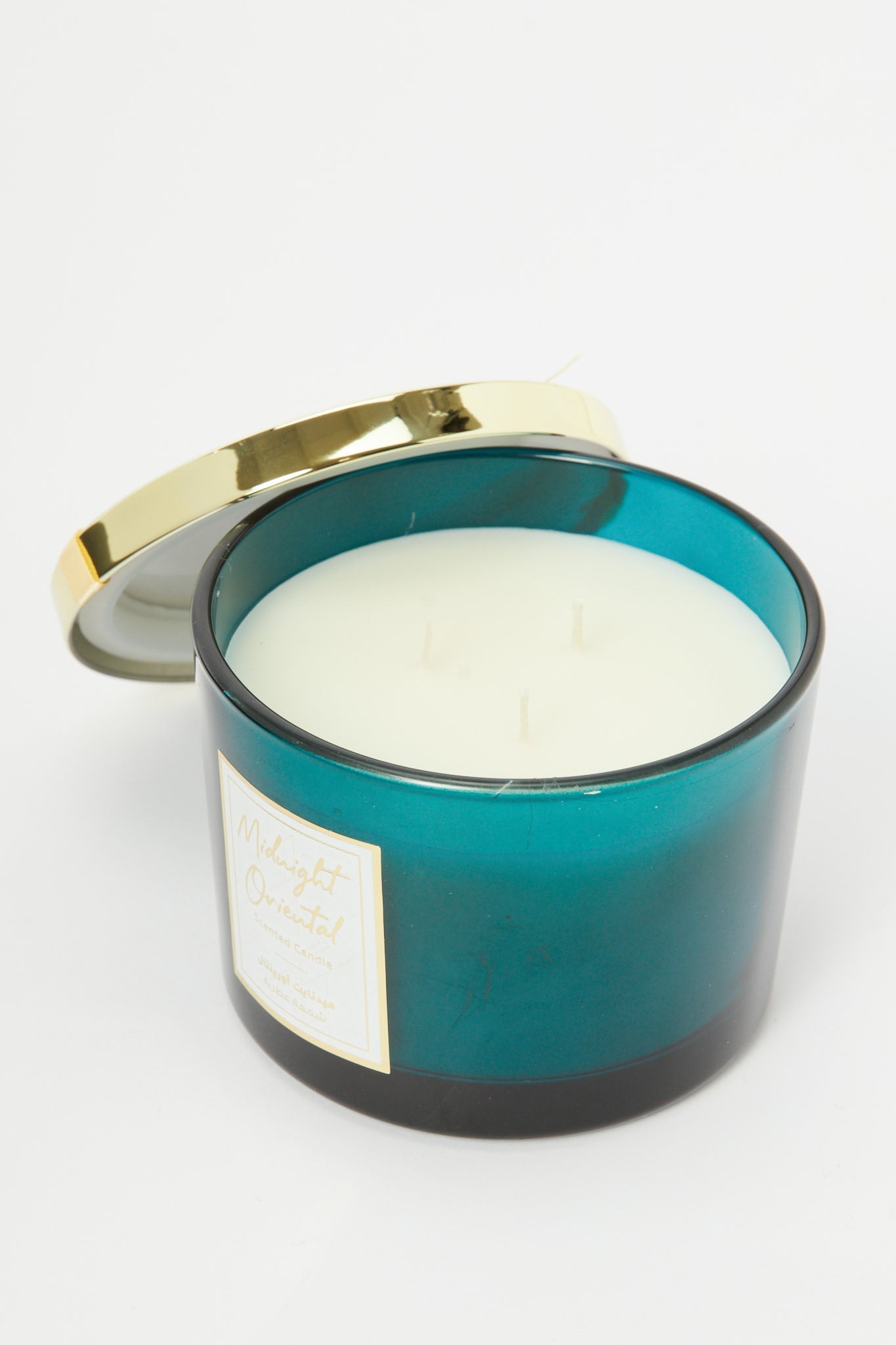 Redtag-Blue-Glass-Scented-Candle-With-Ribbon-Category:Candles,-Colour:Blue,-Deals:New-In,-Event:,-Filter:Home-Decor,-H1:HMW,-H2:HOM,-H3:CNF,-H4:CAN,-HMW-HOM-Candle-&-Fragrances,-New-In-HMW-HOM,-Non-Sale,-Promo:RIVA,-RMD,-S23B,-Season:S23B,-Section:Homewares,-Style:SCENTED-CANDLE-Home-Decor-