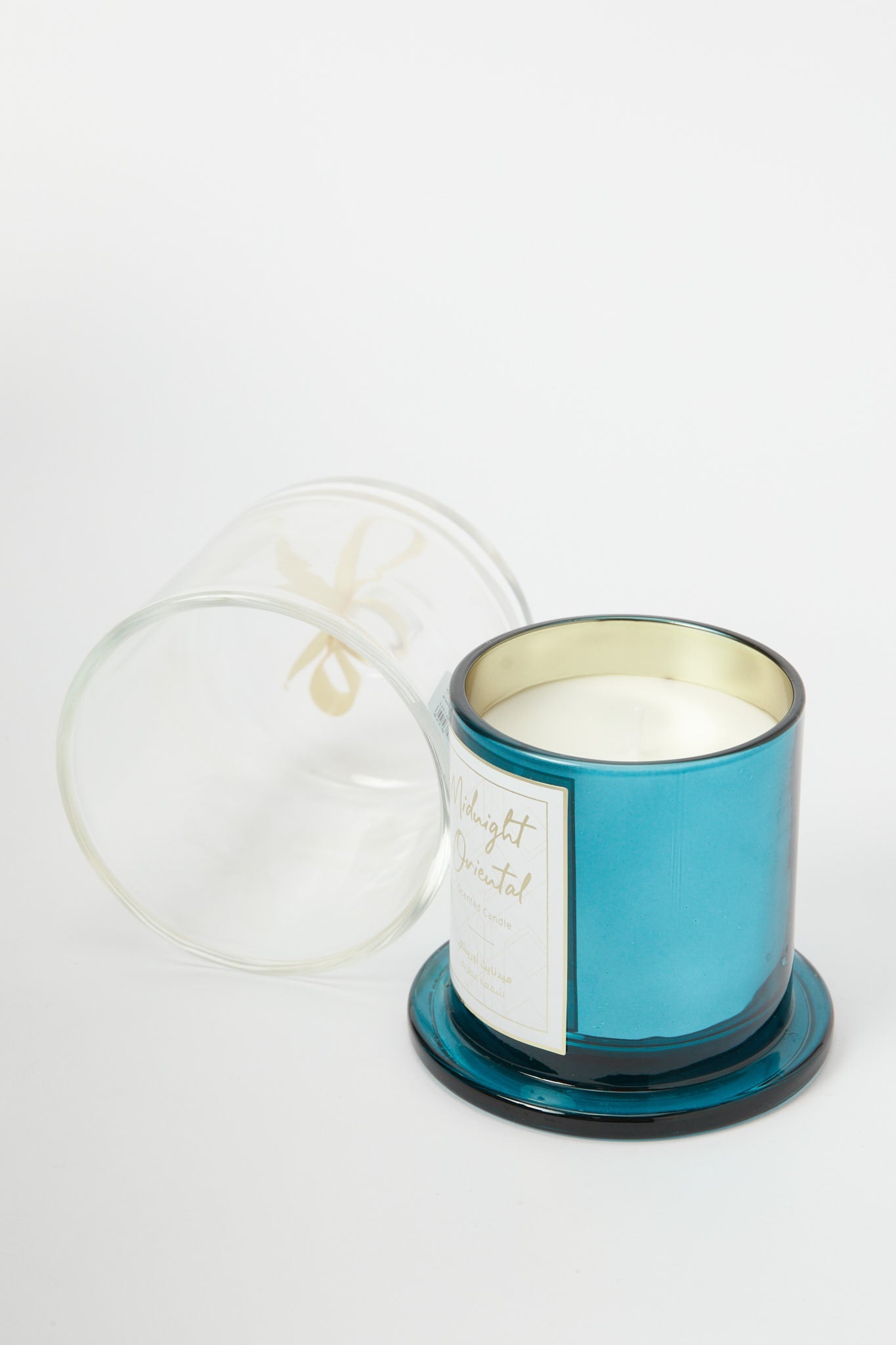 Redtag-Blue-Glass-Scented-Bell-Jar-Candle-With-Ribbon-Category:Candles,-Colour:Blue,-Deals:New-In,-Event:,-Filter:Home-Decor,-H1:HMW,-H2:HOM,-H3:CNF,-H4:CAN,-HMW-HOM-Candle-&-Fragrances,-New-In-HMW-HOM,-Non-Sale,-Promo:RIVA,-RMD,-S23B,-Season:S23B,-Section:Homewares,-Style:SCENTED-CANDLE-Home-Decor-