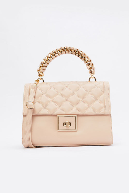 Redtag-Beigeembellished-Day-Bag-Bag-Category:Bags,-Colour:Beige,-Filter:Women's-Accessories,-New-In,-New-In-Women-ACC,-Non-Sale,-RMD,-S23B,-Section:Women,-Women-Bags-Women-