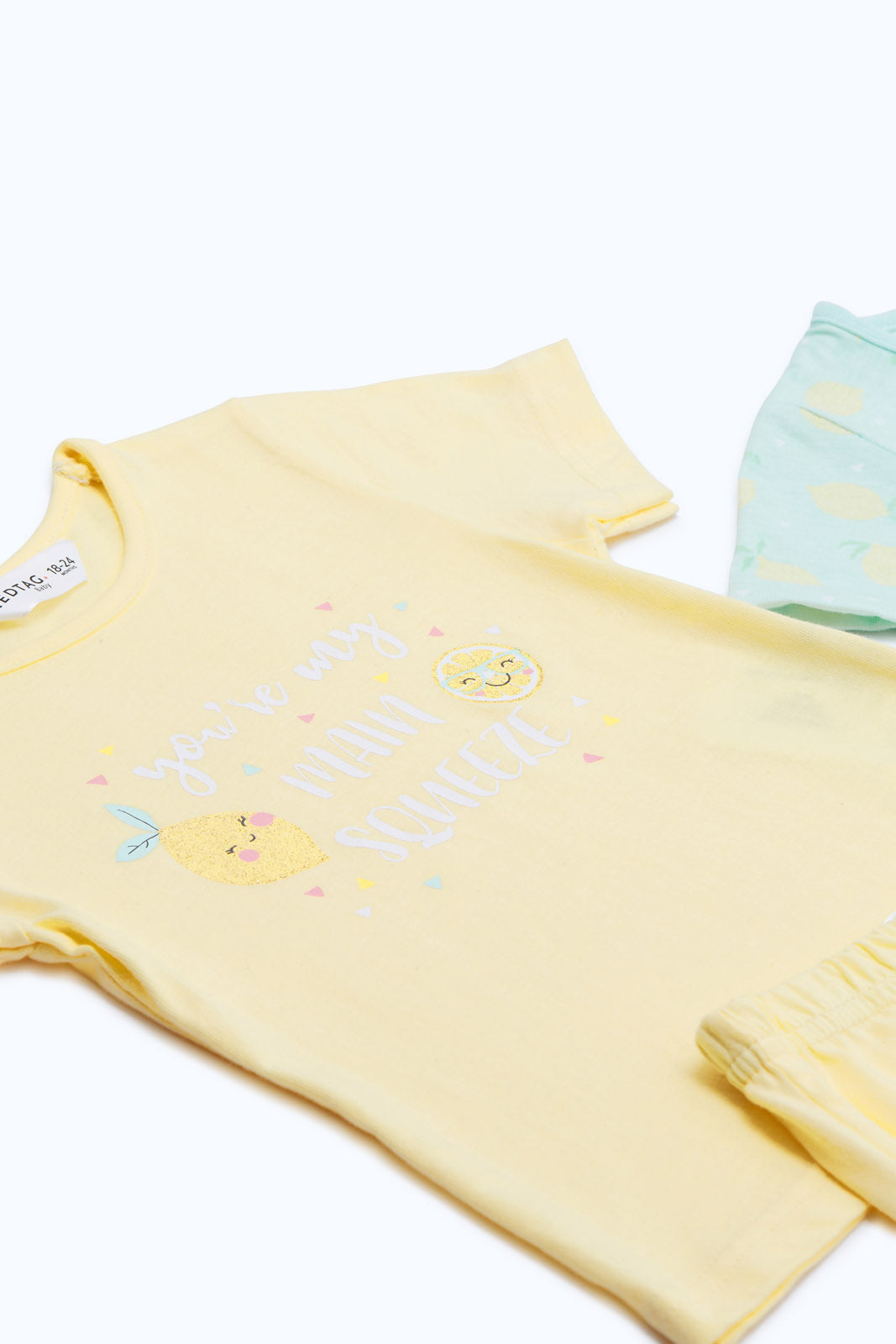 Redtag-Girls-Assorted-4Pc-Pack-Pyjama-Set-Category:Pyjama-Sets,-Colour:Assorted,-Deals:New-In,-Filter:Infant-Girls-(3-to-24-Mths),-H1:KWR,-H2:ING,-H3:NWR,-H4:PJS,-ING-Pyjama-Sets,-New-In-ING-APL,-Non-Sale,-S23B,-Season:S23B,-Section:Girls-(0-to-14Yrs),-Set:Set-of-4-Infant-Girls-3 to 24 Months