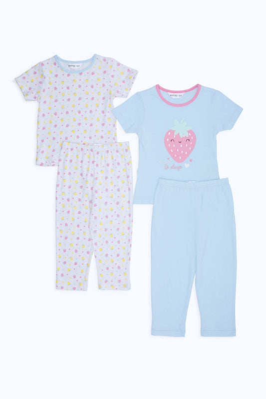 Redtag-Girls-Assorted-4Pc-Pack-Pyjama-Set-Category:Pyjama-Sets,-Colour:Assorted,-Deals:New-In,-Filter:Infant-Girls-(3-to-24-Mths),-H1:KWR,-H2:ING,-H3:NWR,-H4:PJS,-ING-Pyjama-Sets,-New-In-ING-APL,-Non-Sale,-S23B,-Season:S23B,-Section:Girls-(0-to-14Yrs),-Set:Set-of-4-Infant-Girls-3 to 24 Months