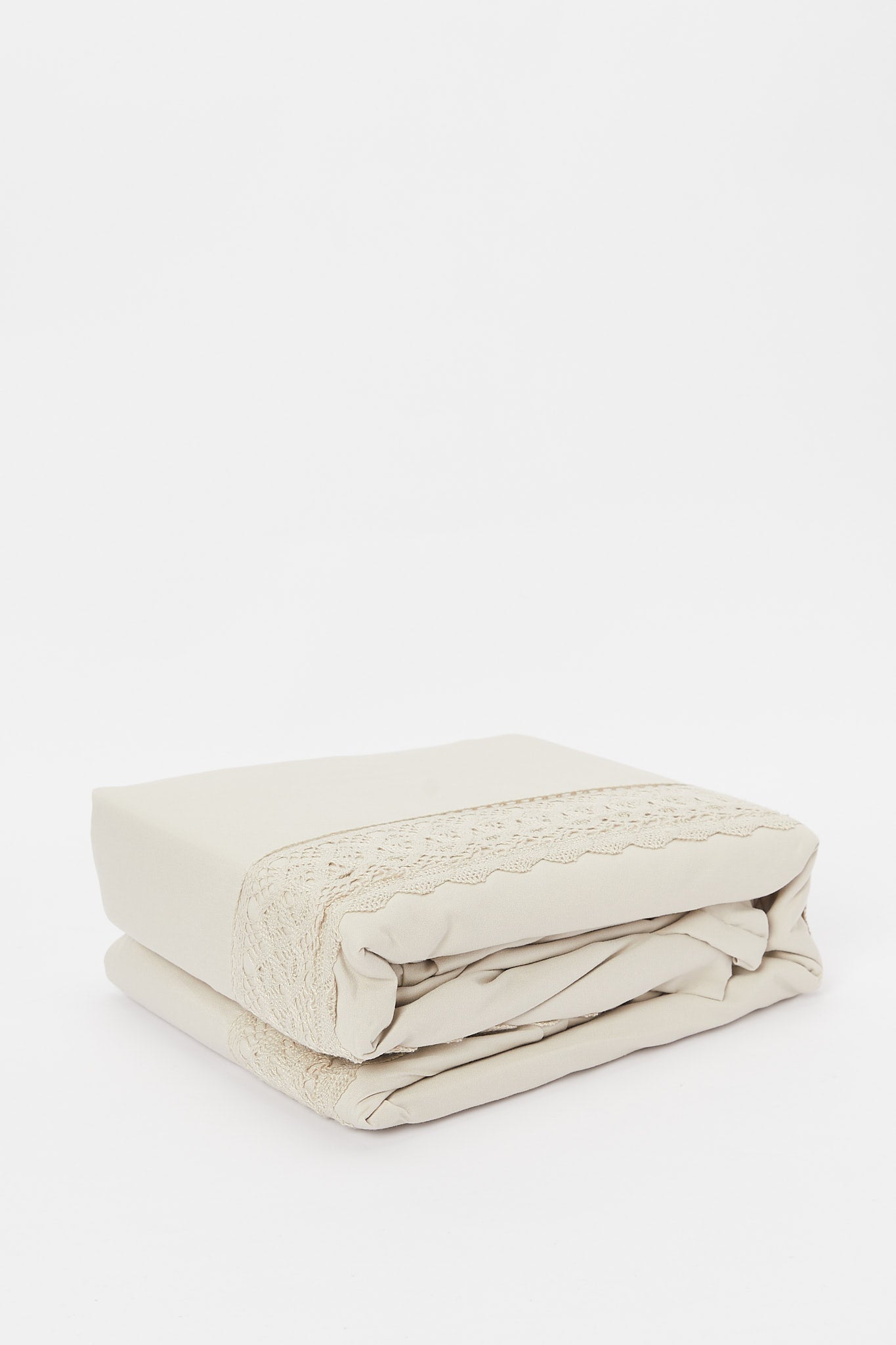 Redtag-Beige-3-Piece-Duvet-Cover-Set-With-Lace-(Double-Size)-Category:Duvet-Covers,-Colour:Beige,-Deals:New-In,-Filter:Home-Bedroom,-H1:HMW,-H2:BED,-H3:BLN,-H4:DVC,-HMW-BED-Duvet-Covers,-New-In-HMW-BED,-Non-Sale,-Packs,-Promo:JULIETTE,-S23B,-Season:S23B,-Section:Homewares,-Set:Set-of-3,-Style:SOLID-Home-Bedroom-