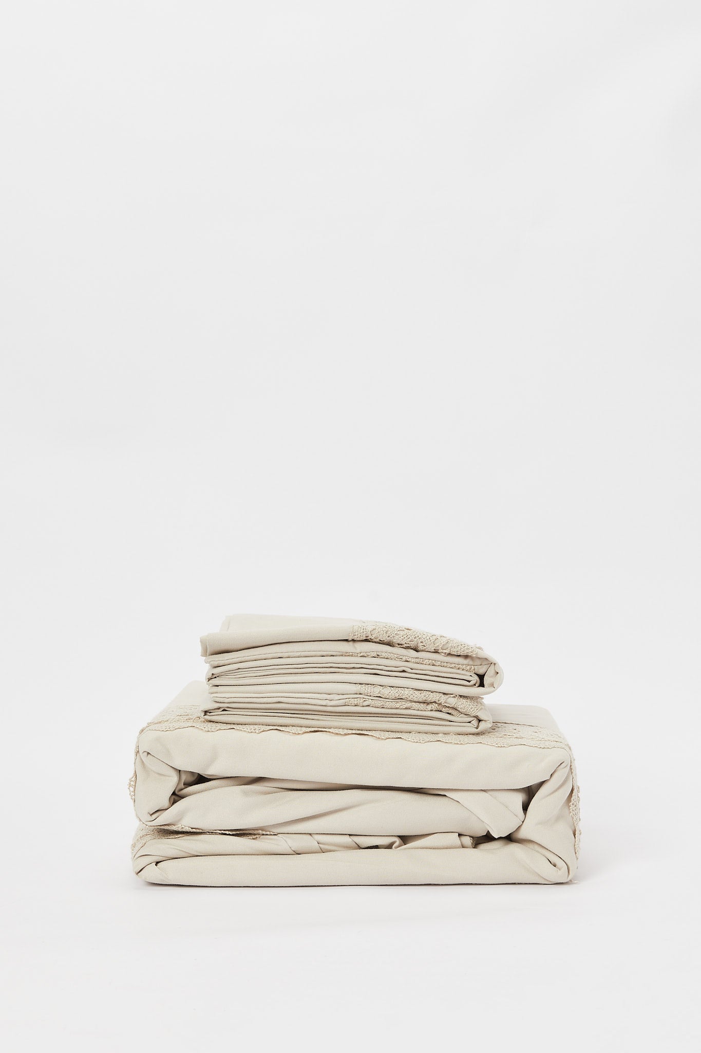 Redtag-Beige-3-Piece-Duvet-Cover-Set-With-Lace-(King-Size)-Category:Duvet-Covers,-Colour:Beige,-Deals:New-In,-Filter:Home-Bedroom,-H1:HMW,-H2:BED,-H3:BLN,-H4:DVC,-HMW-BED-Duvet-Covers,-New-In-HMW-BED,-Non-Sale,-Packs,-Promo:JULIETTE,-S23B,-Season:S23B,-Section:Homewares,-Set:Set-of-3,-Style:SOLID-Home-Bedroom-