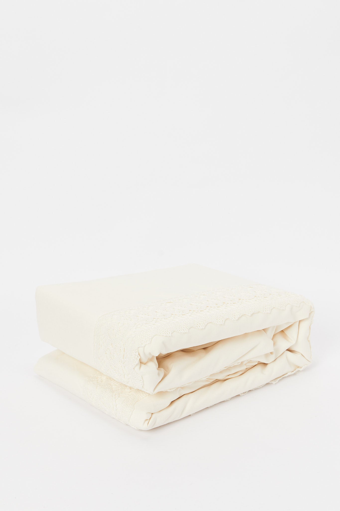 Redtag-Ivory-3-Piece-Duvet-Cover-Set-With-Lace-(King-Size)-Category:Duvet-Covers,-Colour:Ivory,-Deals:New-In,-Filter:Home-Bedroom,-H1:HMW,-H2:BED,-H3:BLN,-H4:DVC,-HMW-BED-Duvet-Covers,-New-In-HMW-BED,-Non-Sale,-Packs,-Promo:JULIETTE,-S23B,-Season:S23B,-Section:Homewares,-Set:Set-of-3,-Style:SOLID-Home-Bedroom-