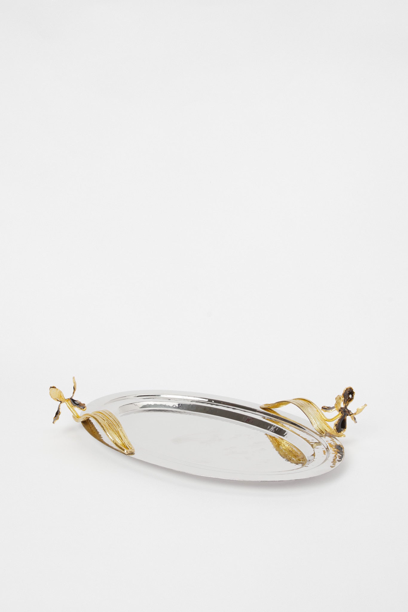 Redtag-Silver-Hammered-Oval-Tray-Category:2-Tier-Stand,-Colour:Silver,-Deals:New-In,-Filter:Home-Dining,-H1:HMW,-H2:DIN,-H3:SEW,-H4:SSI,-HMW-DIN-Serveware,-New-In-HMW-DIN,-Non-Sale,-Promo:JULIETTE,-RMD,-S23B,-Season:S23B,-Section:Homewares,-Style:TRAY-METAL-Home-Dining-