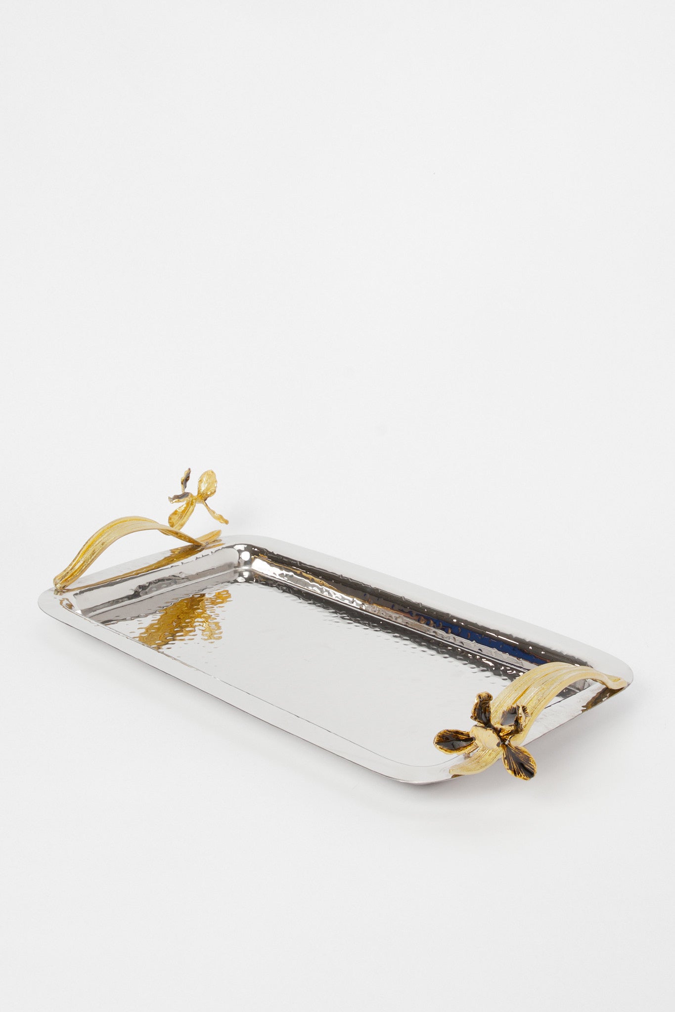 Redtag-Silver-Hammered-Rectangle-Tray-Category:2-Tier-Stand,-Colour:Silver,-Deals:New-In,-Filter:Home-Dining,-H1:HMW,-H2:DIN,-H3:SEW,-H4:SSI,-HMW-DIN-Serveware,-New-In-HMW-DIN,-Non-Sale,-Promo:JULIETTE,-RMD,-S23B,-Season:S23B,-Section:Homewares,-Style:TRAY-METAL-Home-Dining-