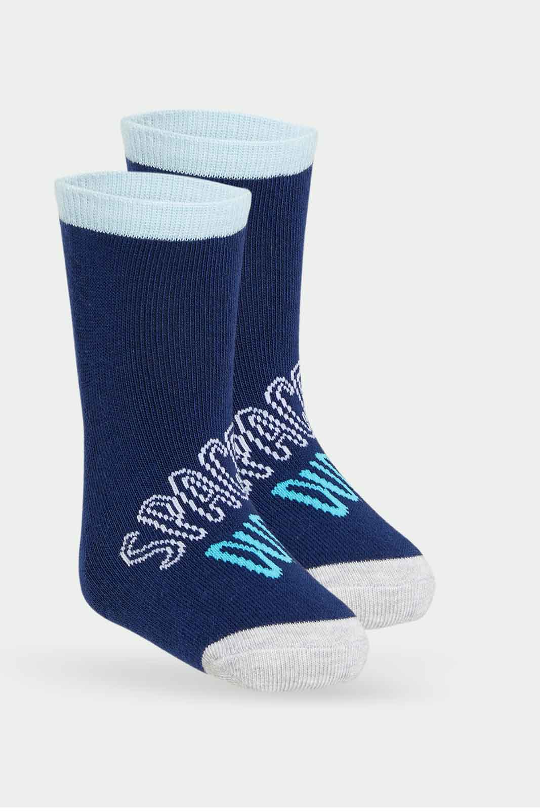 Redtag-Boys-3-Pack-Ankle-Length-Socks--Blue-Space-Ankle-Length-Combo-365,-Category:Socks,-Colour:Assorted,-Deals:New-In,-Filter:Infant-Boys-(3-to-24-Mths),-INB-Socks,-New-In-INB-APL,-Non-Sale,-Section:Boys-(0-to-14Yrs)-Infant-Boys-3 to 24 Months