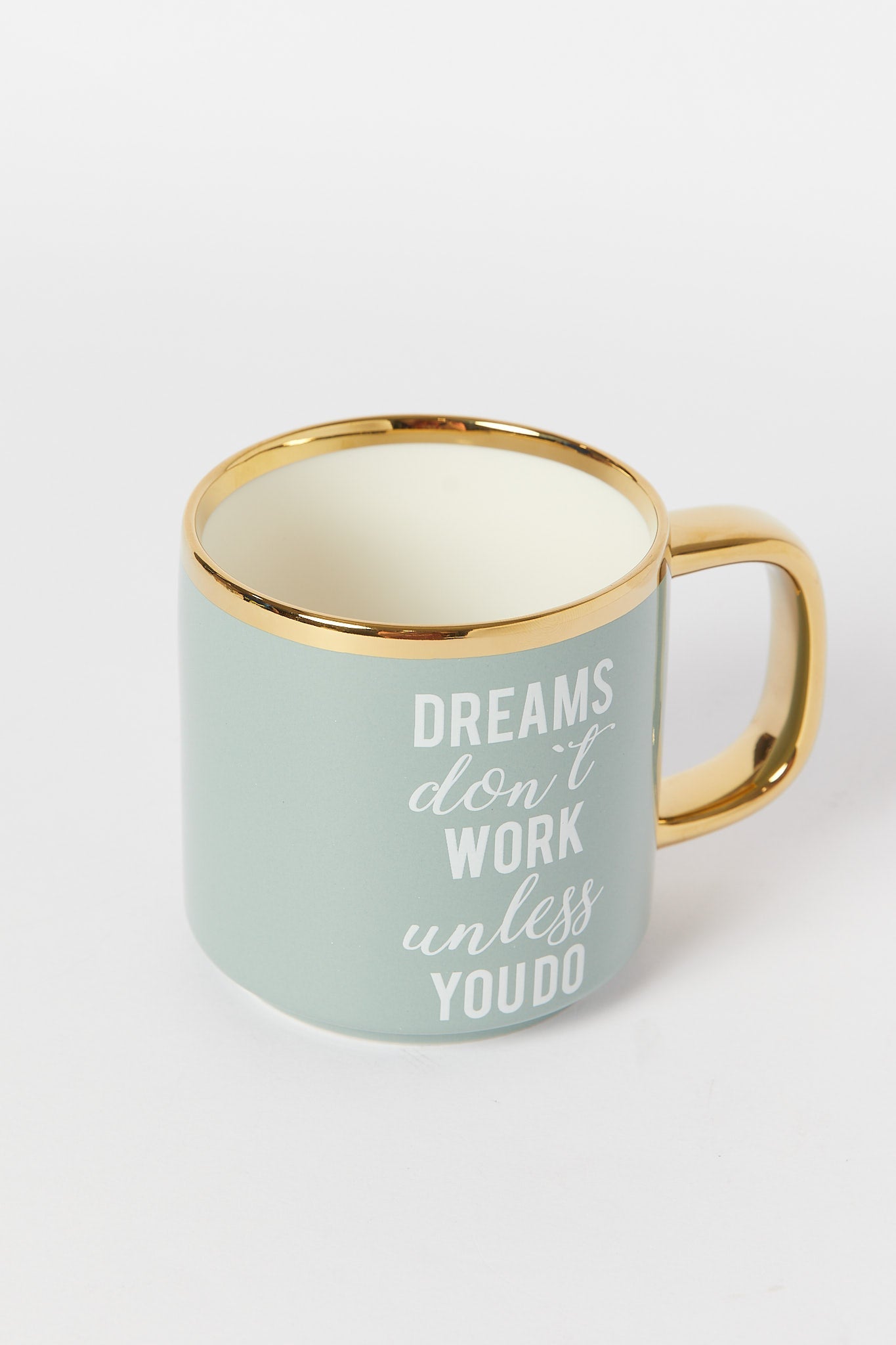 Redtag-Teal-Dream-Mug-Category:Cups-&-Mugs,-Colour:Teal,-Deals:New-In,-Filter:Home-Dining,-H1:HMW,-H2:DIN,-H3:CRC,-H4:CSN,-HMW-DIN-Crockery,-New-In-HMW-DIN,-Non-Sale,-Promo:RIVA,-S23B,-Season:S23B,-Section:Homewares,-Style:MUG-Home-Dining-