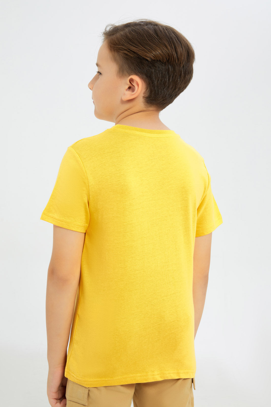 Redtag-Boys-Yellow-Shark-Short-Sleeve-Graphic-T-Shirt-BOY-T-Shirts,-Category:T-Shirts,-Colour:Yellow,-Deals:New-In,-Filter:Boys-(2-to-8-Yrs),-H1:KWR,-H2:BOY,-H3:TSH,-H4:TSH,-New-In-BOY-APL,-Non-Sale,-Promo:TBL,-S23C,-Season:S23C,-Section:Boys-(0-to-14Yrs),-TBL-Boys-2 to 8 Years