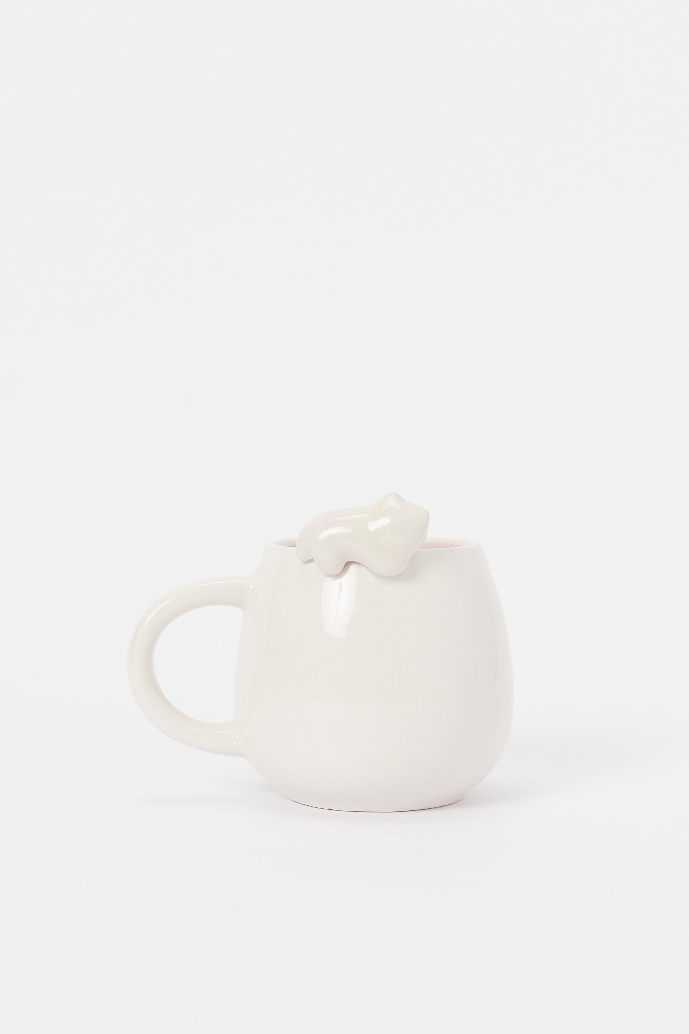 Redtag-Pink-Cat-Mug-Category:Bottles,-Colour:Pink,-Deals:New-In,-Filter:Home-Dining,-H1:HMW,-H2:DIN,-H3:CRC,-H4:CSN,-HMW-DIN-Crockery,-New-In-HMW-DIN,-Non-Sale,-S23B,-Season:S23B,-Section:Homewares-Home-Dining-