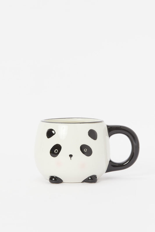 Redtag-Black-&-White-Panda-Mug-Category:Bottles,-Colour:Blue,-Deals:New-In,-Filter:Home-Dining,-H1:HMW,-H2:DIN,-H3:CRC,-H4:CSN,-HMW-DIN-Crockery,-New-In-HMW-DIN,-Non-Sale,-S23B,-Season:S23B,-Section:Homewares-Home-Dining-