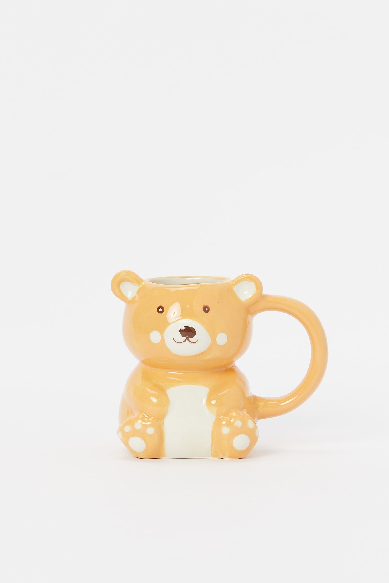 Redtag-Brown-Bear-Mug-Category:Bottles,-Colour:Green,-Deals:New-In,-Filter:Home-Dining,-H1:HMW,-H2:DIN,-H3:CRC,-H4:CSN,-HMW-DIN-Crockery,-New-In-HMW-DIN,-Non-Sale,-S23B,-Season:S23B,-Section:Homewares-Home-Dining-