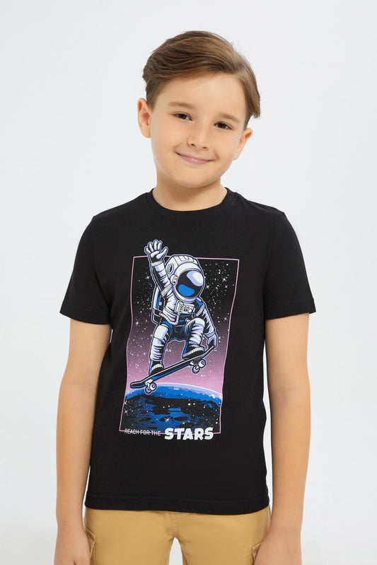 Redtag-Boys-Blue-Ocean-Print-Short-Sleeve-T-Shirt-BOY-T-Shirts,-Category:T-Shirts,-Colour:Blue,-Deals:New-In,-Filter:Boys-(2-to-8-Yrs),-H1:KWR,-H2:BOY,-H3:TSH,-H4:TSH,-New-In-BOY-APL,-Non-Sale,-Promo:TBL,-S23C,-Season:S23C,-Section:Boys-(0-to-14Yrs),-TBL-Boys-2 to 8 Years