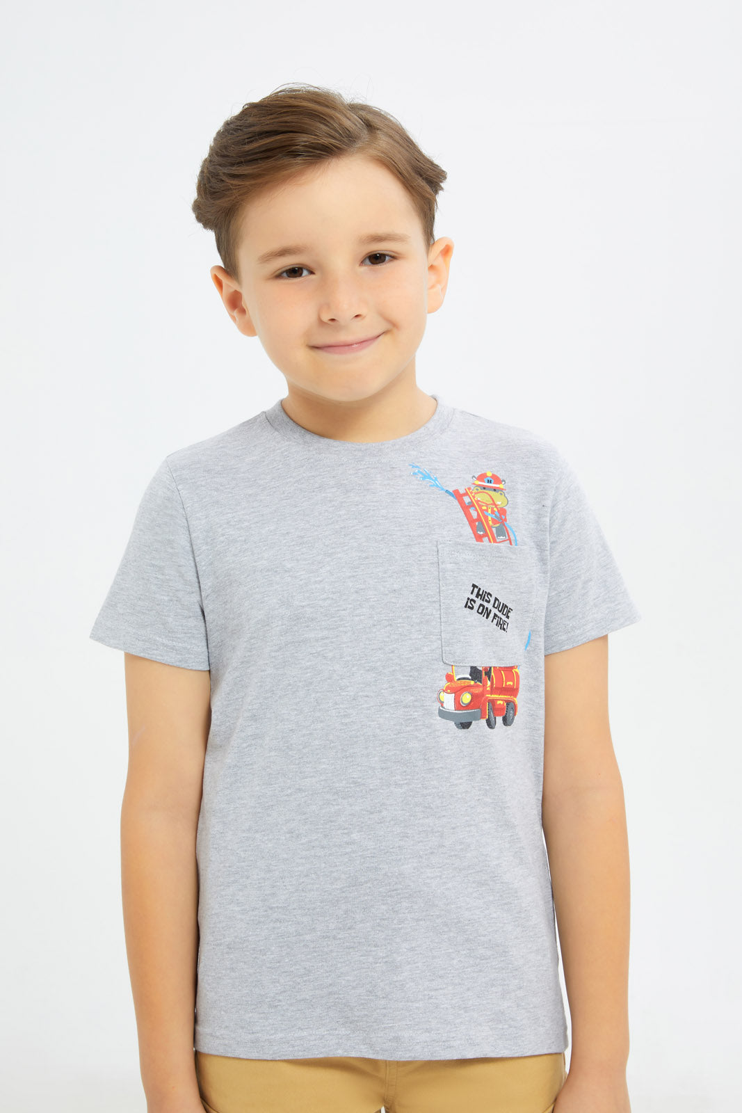 Redtag-Boys-Grey-Pocket-Print-T-Shrit-BOY-T-Shirts,-Category:T-Shirts,-Colour:Grey,-Deals:New-In,-Filter:Boys-(2-to-8-Yrs),-H1:KWR,-H2:BOY,-H3:TSH,-H4:TSH,-New-In-BOY-APL,-Non-Sale,-Promo:TBL,-S23C,-Season:S23C,-Section:Boys-(0-to-14Yrs),-TBL-Boys-2 to 8 Years