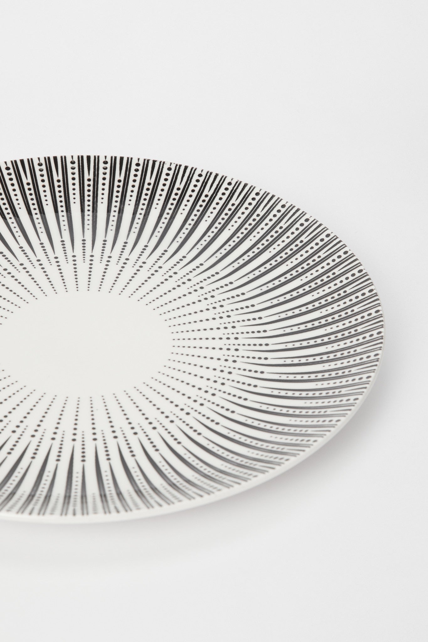 Redtag-Black-Floral-Dinner-Plate-Category:Bowls,-Colour:Black,-Deals:New-In,-Filter:Home-Dining,-H1:HMW,-H2:DIN,-H3:CRC,-H4:CSN,-HMW-DIN-Crockery,-New-In-HMW-DIN,-Non-Sale,-Promo:STELLA,-RMD,-S23B,-Season:S23B,-Section:Homewares,-Style:DECAL-Home-Dining-