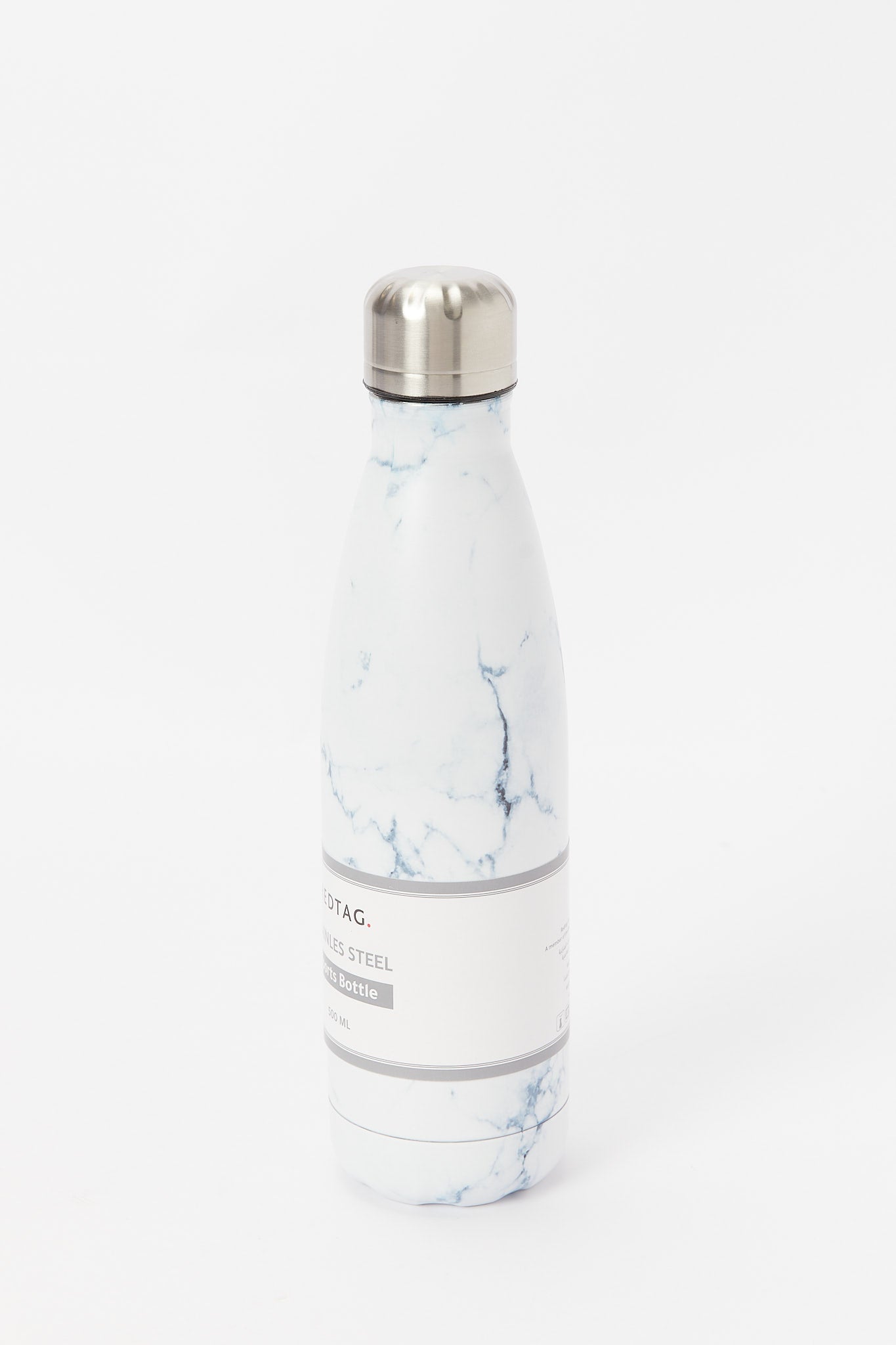 Redtag-White-Water-Bottle-Category:Bottles,-Colour:White,-Deals:New-In,-Filter:Home-Dining,-H1:HMW,-H2:DIN,-H3:DRW,-H4:JUG,-HMW-DIN-Drinkware,-New-In-HMW-DIN,-Non-Sale,-S23B,-Season:S23B,-Section:Homewares,-Style:BOTTLE-Home-Dining-