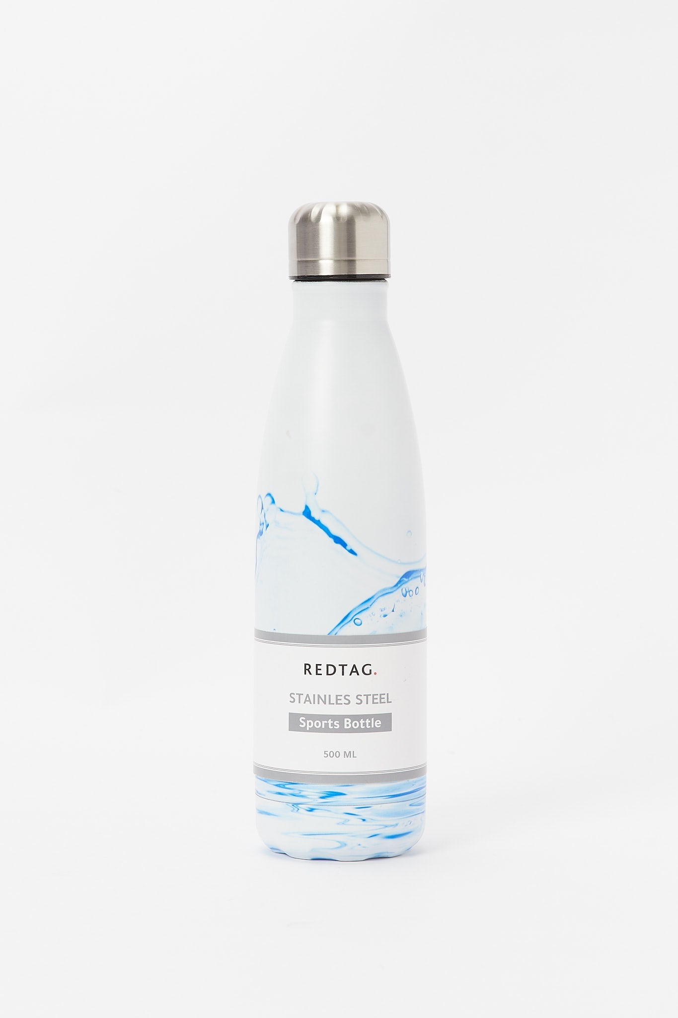 Redtag-White-Water-Bottle-Category:Bottles,-Colour:White,-Deals:New-In,-Filter:Home-Dining,-H1:HMW,-H2:DIN,-H3:DRW,-H4:JUG,-HMW-DIN-Drinkware,-New-In-HMW-DIN,-Non-Sale,-S23B,-Season:S23B,-Section:Homewares,-Style:BOTTLE-Home-Dining-