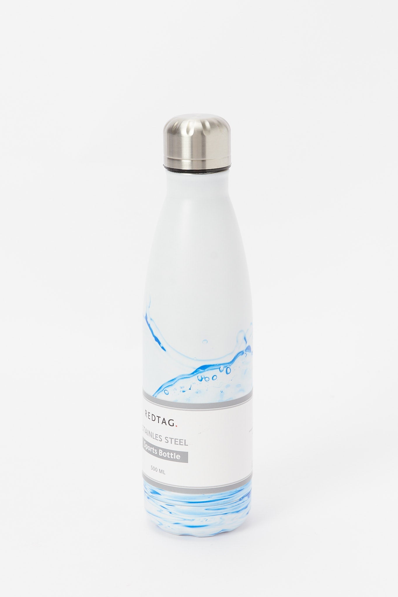 Redtag-White-Water-Bottle-Category:Bottles,-Colour:White,-Deals:New-In,-Filter:Home-Dining,-H1:HMW,-H2:DIN,-H3:DRW,-H4:JUG,-HMW-DIN-Drinkware,-New-In-HMW-DIN,-Non-Sale,-S23B,-Season:S23B,-Section:Homewares,-Style:BOTTLE-Home-Dining-