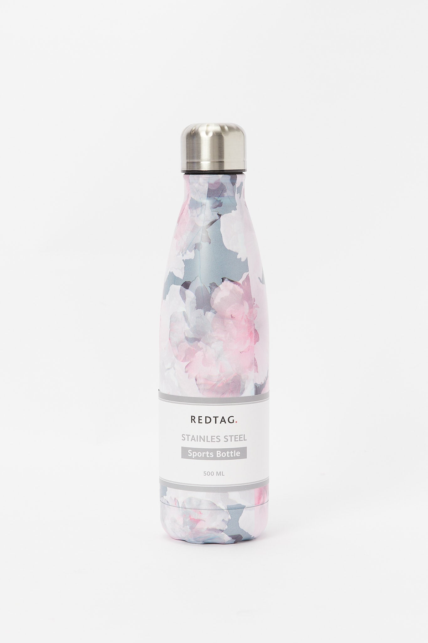 Redtag-Floral-Water-Bottle-Category:Bottles,-Colour:Assorted,-Deals:New-In,-Filter:Home-Dining,-H1:HMW,-H2:DIN,-H3:DRW,-H4:JUG,-HMW-DIN-Drinkware,-New-In-HMW-DIN,-Non-Sale,-S23B,-Season:S23B,-Section:Homewares,-Style:BOTTLE-Home-Dining-