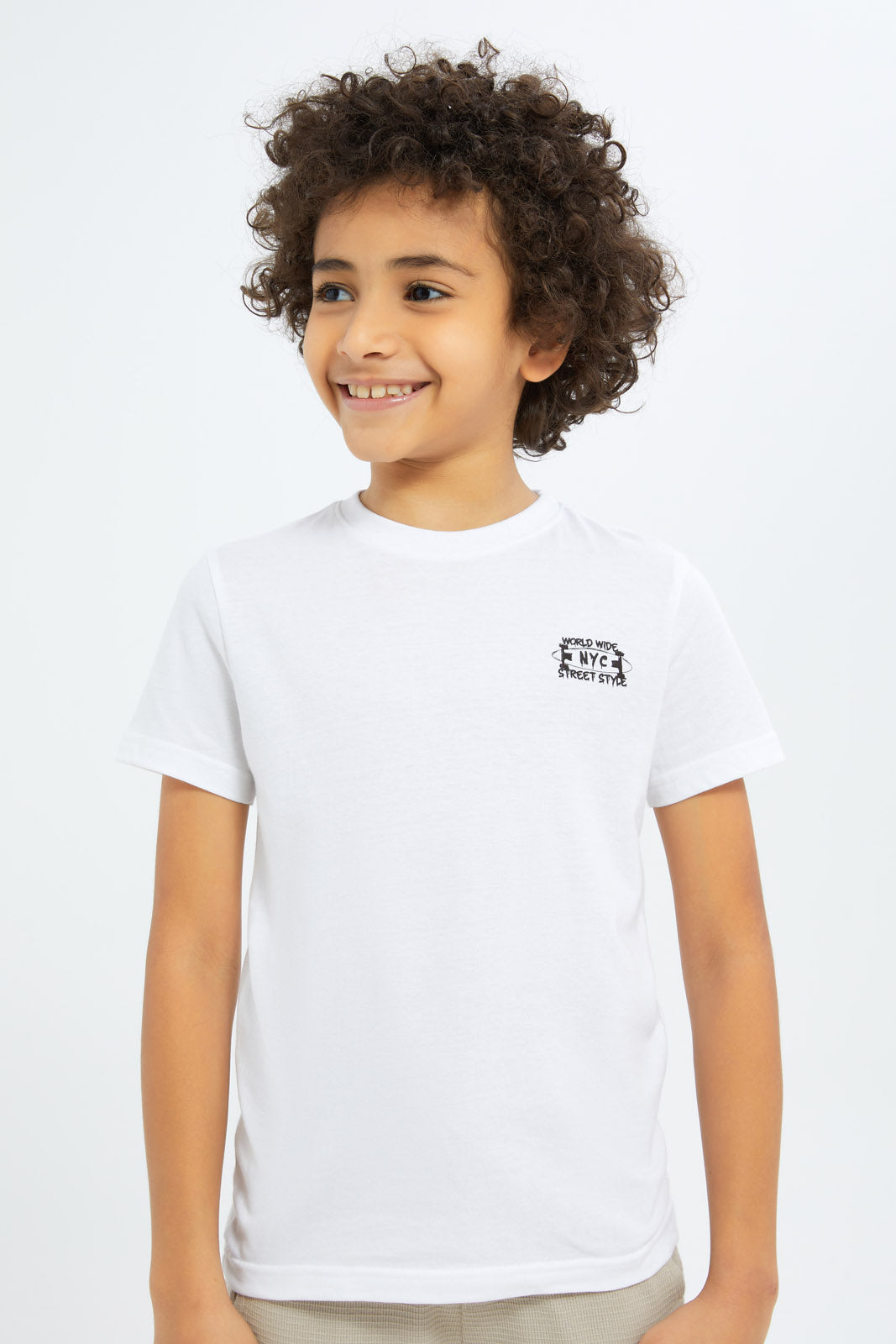 Redtag-Boys-Navy-Space-Print-3-Pc-Pack-Short-Sleeve-T-Shirt-BOY-T-Shirts,-Category:T-Shirts,-Colour:Blue,-Deals:New-In,-Filter:Boys-(2-to-8-Yrs),-New-In-BOY-APL,-Non-Sale,-S23C,-Section:Boys-(0-to-14Yrs),-VLM-Boys-2 to 8 Years