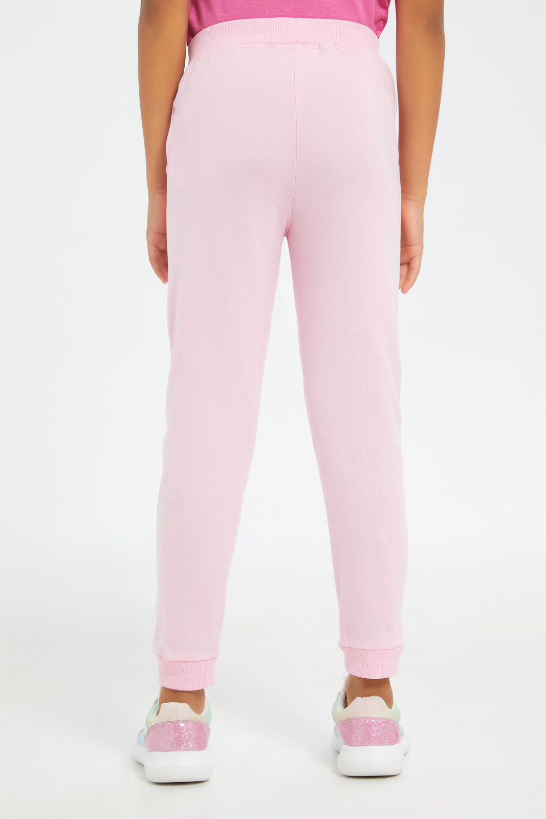 Redtag-Girls-Fuschia-Bugs-Bunny-Jogger-Category:Joggers,-CHA,-Colour:Fuchsia,-Deals:New-In,-Filter:Girls-(2-to-8-Yrs),-GIR-Joggers,-H1:KWR,-H2:GIR,-H3:SPW,-H4:ATP,-New-In-GIR-APL,-Non-Sale,-S23B,-Season:S23B,-Section:Girls-(0-to-14Yrs)-Girls-2 to 8 Years