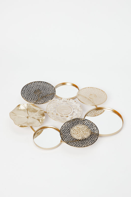 Redtag-Gold-Metal-Decorative-Circular-Floral-Walldecor-Category:Frames,-Colour:Gold,-Deals:New-In,-Filter:Home-Decor,-H1:HMW,-H2:HOM,-H3:WDM,-H4:MIR,-HMW-HOM-Wall-Decor-&-Mirrors,-New-In-HMW-HOM,-Non-Sale,-Promo:RIVA,-RMD,-S23B,-Season:S23B,-Section:Homewares,-Style:FRAMED-Home-Decor-