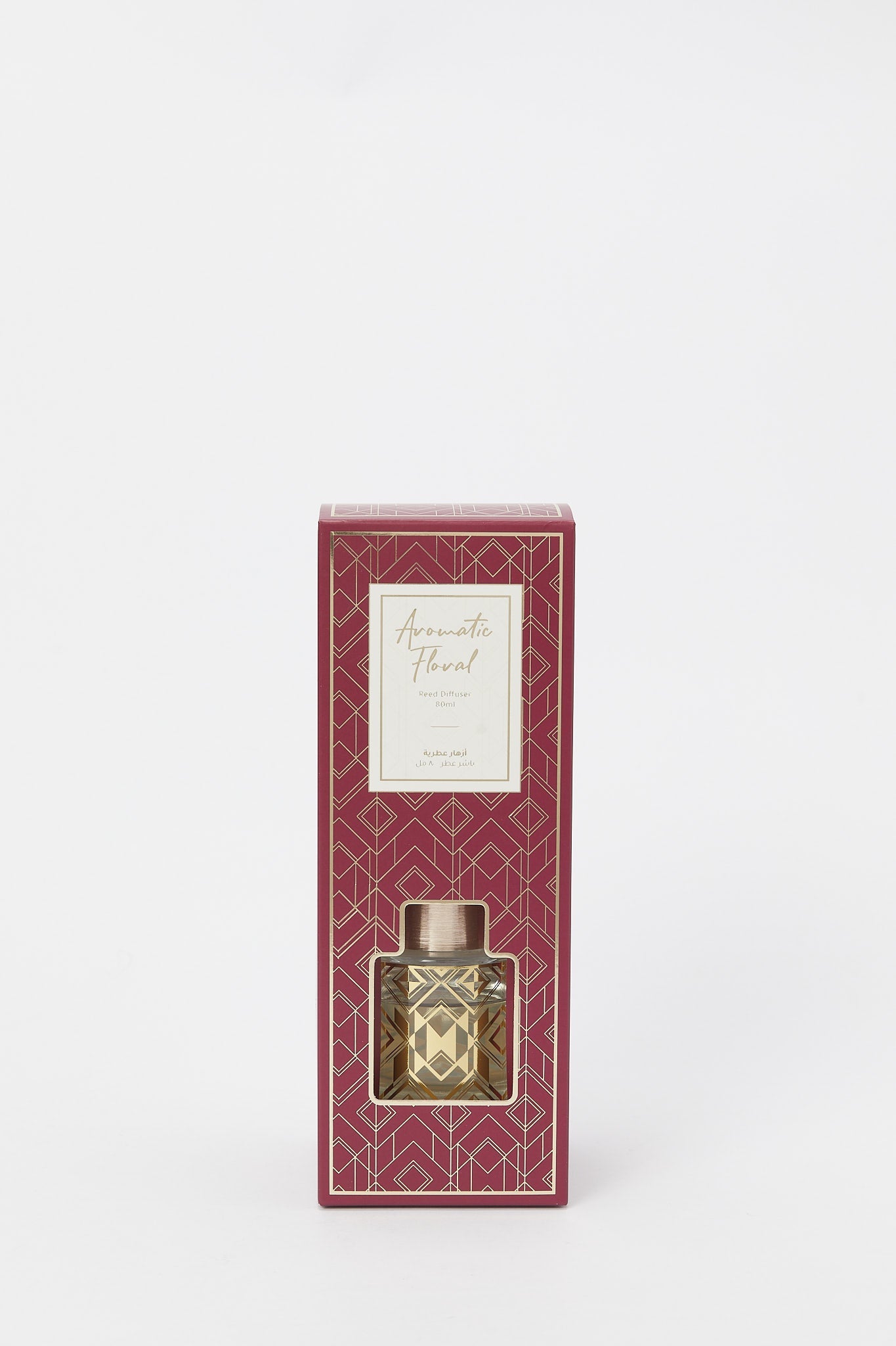 Redtag-Pink-Diffuser-With-Reed-80Ml((Gold-Decal)-Category:Candles,-Colour:Pink,-Deals:New-In,-Filter:Home-Decor,-H1:HMW,-H2:HOM,-H3:CNF,-H4:DIF,-HMW-HOM-Candle-&-Fragrances,-New-In-HMW-HOM,-Non-Sale,-Promo:STELLA,-S23C,-Season:S23C,-Section:Homewares,-Style:DIFFUSER-Home-Decor-