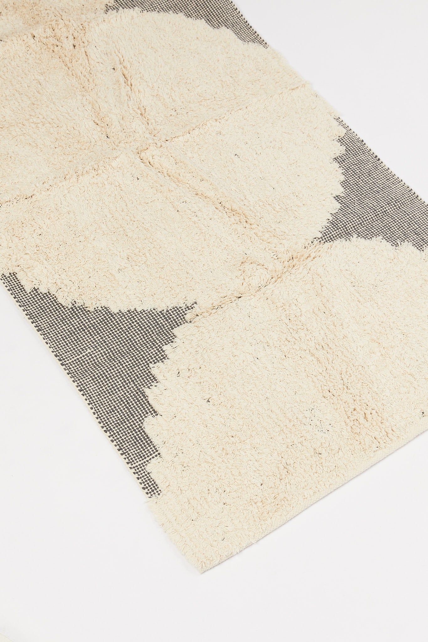Redtag-Beige-Handwoven-Cotton-Boho-Floorrunner-Category:Rugs,-Colour:Beige,-Deals:New-In,-Filter:Home-Decor,-H1:HMW,-H2:HOM,-H3:RUD,-H4:RUG,-HMW-HOM-Rugs-&-Door-Mats,-New-In-HMW-HOM,-Non-Sale,-Promo:RIVA,-S23B,-Season:S23B,-Section:Homewares,-Style:RUNNER-Home-Decor-