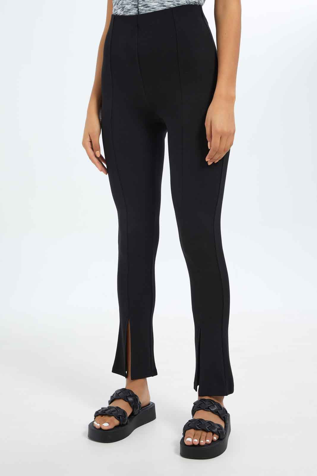 Redtag-Women-Black-Highwaist-Straight-Fit-Trouser-Category:Trousers,-Colour:Black,-Deals:New-In,-Filter:Women's-Clothing,-LEC,-LEC-Trousers,-New-In-LEC-APL,-Non-Sale,-S23B,-Section:Women-Women's-