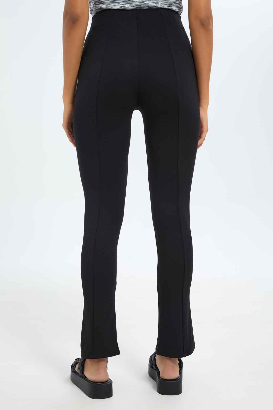 Redtag-Women-Black-Highwaist-Straight-Fit-Trouser-Category:Trousers,-Colour:Black,-Deals:New-In,-Filter:Women's-Clothing,-LEC,-LEC-Trousers,-New-In-LEC-APL,-Non-Sale,-S23B,-Section:Women-Women's-
