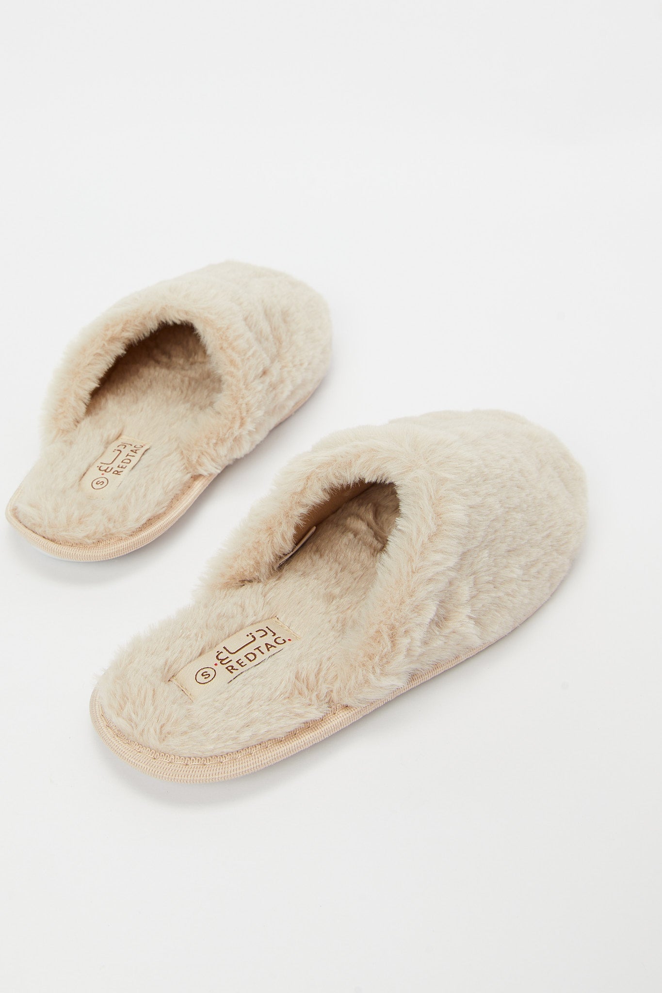 Redtag-Taupe-Closed-Toe-Slipper-Category:Slippers,-Colour:Taupe,-Deals:New-In,-Filter:Women's-Footwear,-H1:FOO,-H2:LAD,-H3:SLI,-H4:SLI,-N/A,-New-In-Women-FOO,-Non-Sale,-S23C,-Season:S23C,-Section:Women,-Women-Slippers-Women's-