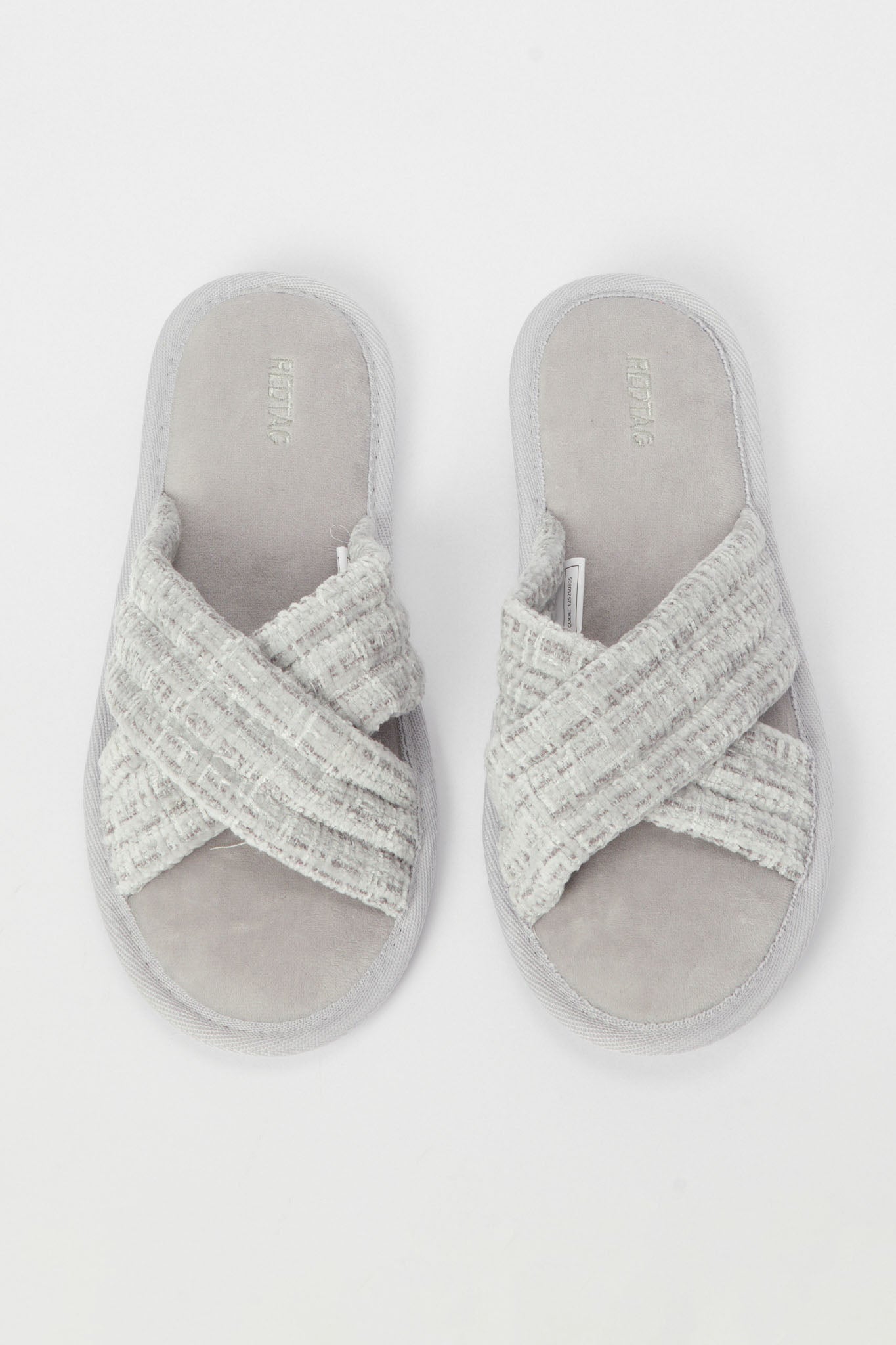 Redtag-Grey-Cross-Over-Slipper-Category:Slippers,-Colour:Grey,-Deals:New-In,-Filter:Women's-Footwear,-H1:FOO,-H2:LAD,-H3:SLI,-H4:SLI,-N/A,-New-In-Women-FOO,-Non-Sale,-S23C,-Season:S23C,-Section:Women,-Women-Slippers-Women's-