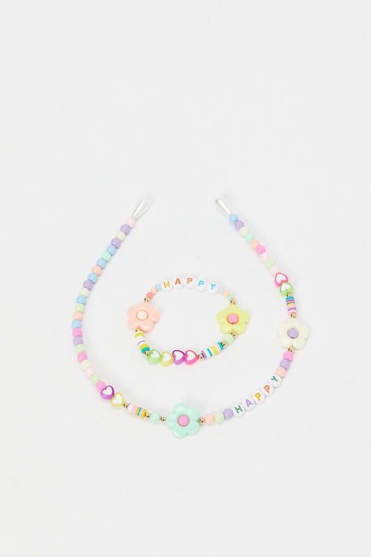 Redtag-S/1-Headband+S/1-Bracelet-Category:Hair-Accessories,-Colour:Assorted,-Filter:Girls-Accessories,-GIR-Hair-Accessories,-New-In,-New-In-GIR-ACC,-Non-Sale,-RMD,-S23B,-Section:Girls-(0-to-14Yrs)-Girls-