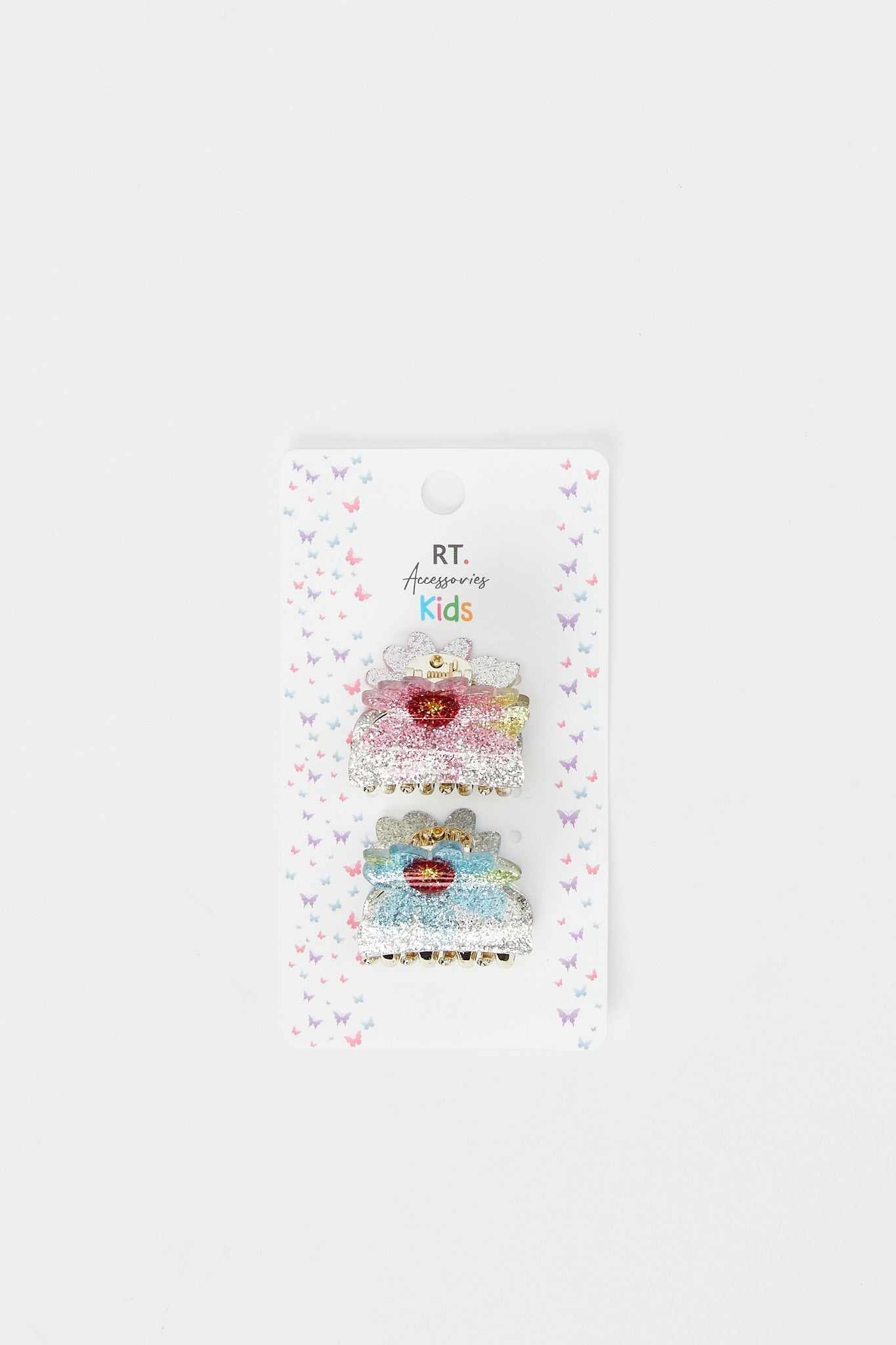 Redtag-S/2-Hair-Claw-Category:Hair-Accessories,-Colour:Assorted,-Filter:Girls-Accessories,-GIR-Hair-Accessories,-New-In,-New-In-GIR-ACC,-Non-Sale,-RMD,-S23B,-Section:Girls-(0-to-14Yrs)-Girls-