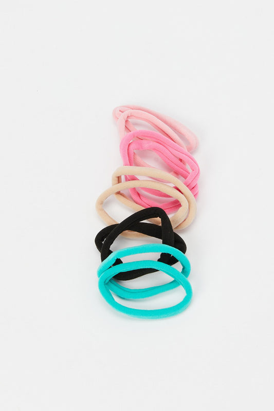 Redtag-S/12-Hair-Tie-Category:Hair-Accessories,-Colour:Assorted,-Filter:Girls-Accessories,-GIR-Hair-Accessories,-New-In,-New-In-GIR-ACC,-Non-Sale,-RMD,-S23B,-Section:Girls-(0-to-14Yrs)-Girls-