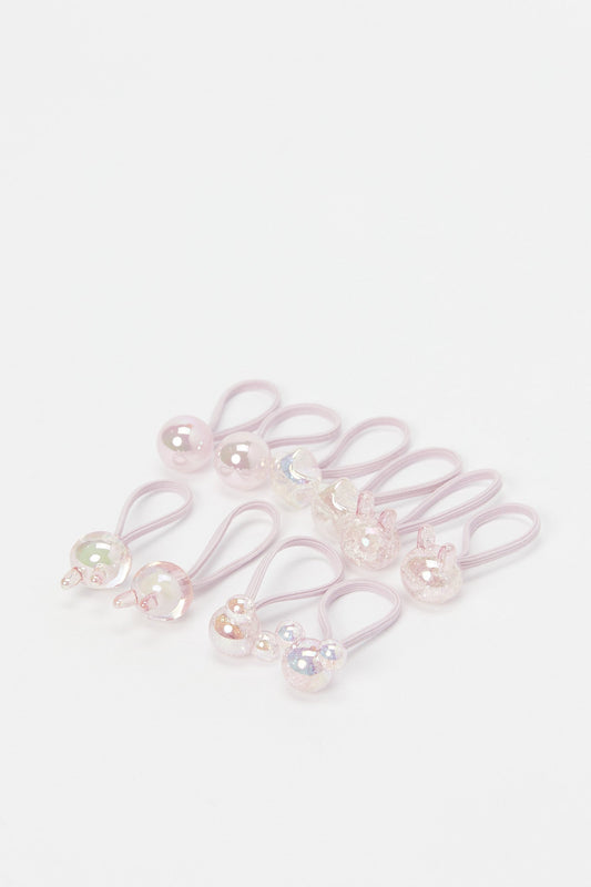 Redtag-S/10-Hair-Tie-Category:Hair-Accessories,-Colour:Assorted,-Filter:Girls-Accessories,-GIR-Hair-Accessories,-New-In,-New-In-GIR-ACC,-Non-Sale,-RMD,-S23B,-Section:Girls-(0-to-14Yrs)-Girls-