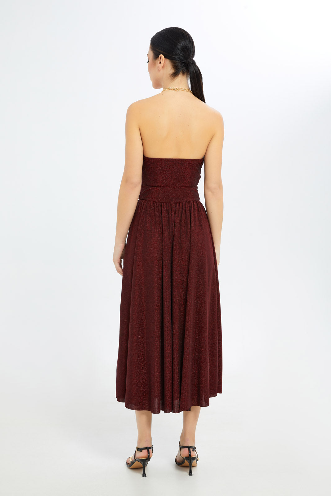 Redtag-Women-Red-Lurex-With-Metal-Trim-Dress-Category:Dresses,-Colour:Red,-Deals:New-In,-Filter:Women's-Clothing,-H1:LWR,-H2:LEC,-H3:DRS,-H4:CAD,-LEC,-LEC-Dresses,-New-In-LEC-APL,-Non-Sale,-Occasion:Party-Dress,-S23C,-Season:S23C,-Section:WomenDress-Size:Maxi-Dress-Women's-