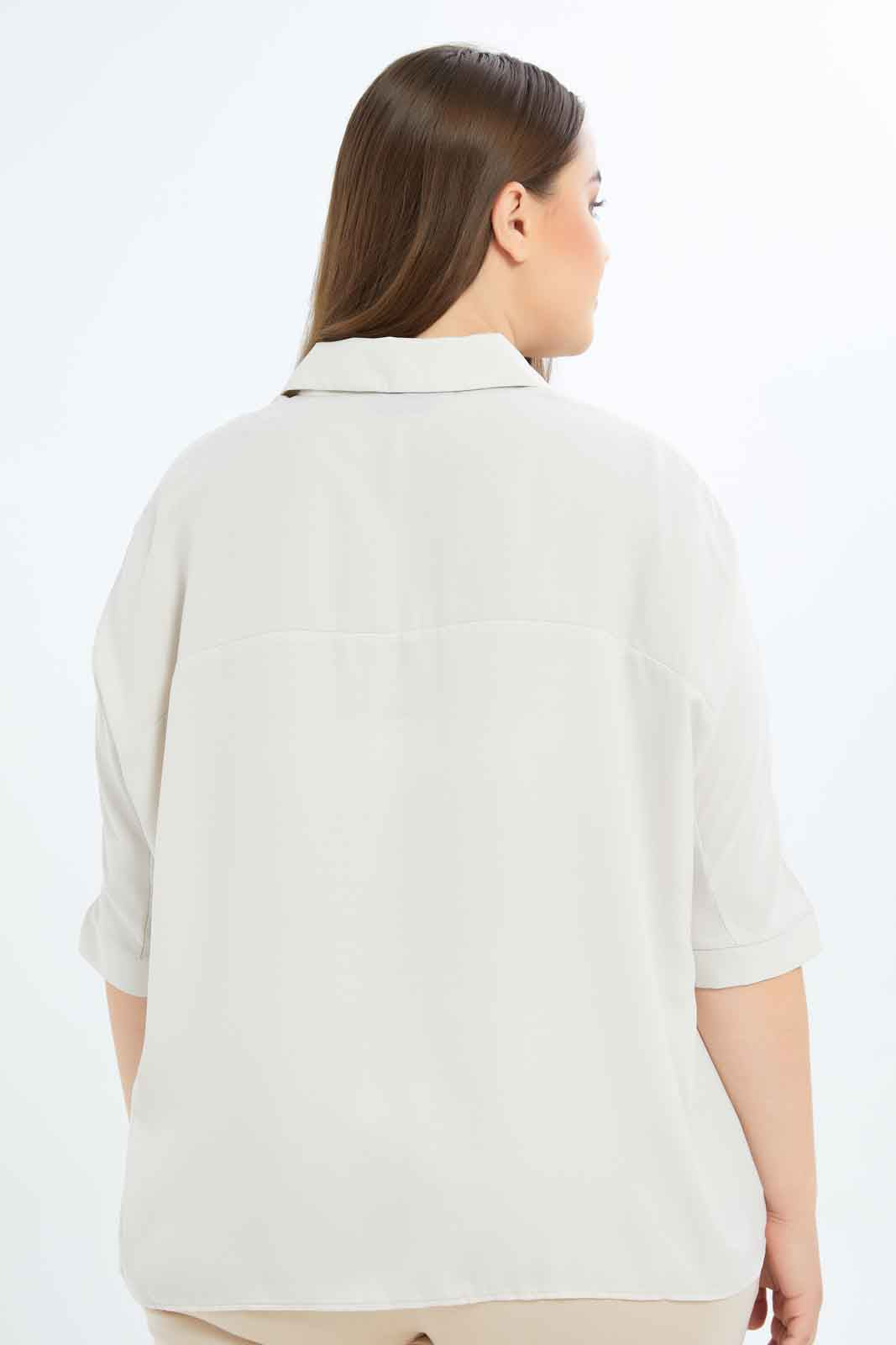 Redtag-Women-Ivory-Drop-Shoulder-Boxy-Fit-Shirt-Category:Blouses,-Colour:Ecru,-Deals:New-In,-Filter:Plus-Size,-LDP-Blouses,-New-In-LDP-APL,-Non-Sale,-S23B,-Section:Women-Women's-