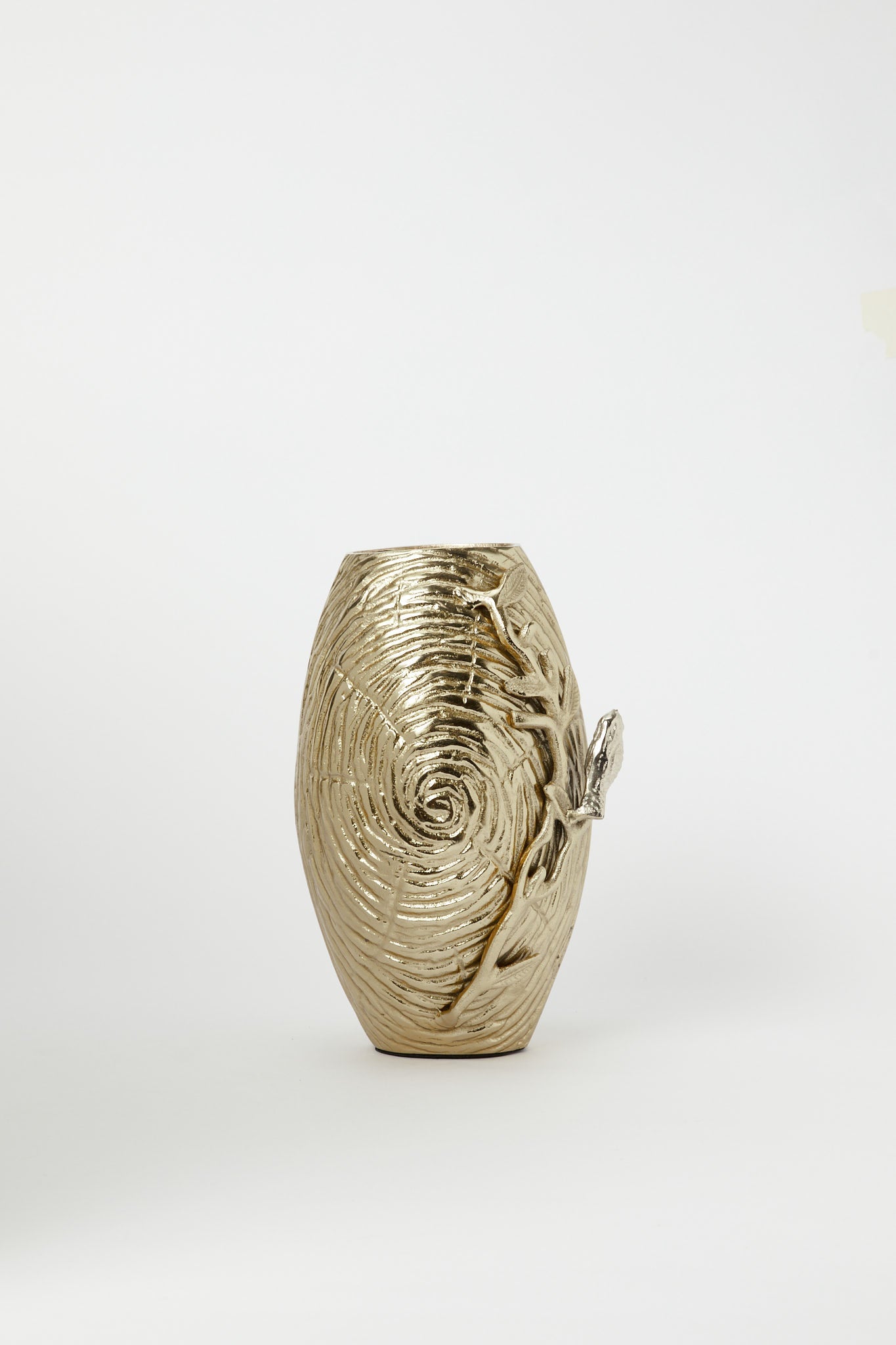 Redtag-Gold-Texture-Bird-Vase-Category:Artefact,-Colour:Gold,-Deals:New-In,-Filter:Home-Decor,-H1:HMW,-H2:HOM,-H3:DEA,-H4:GIW,-HMW-HOM-Decorative-Accessories,-New-In-HMW-HOM,-Non-Sale,-Promo:RIVA,-RMD,-S23C,-Season:S23C,-Section:Homewares,-Style:METAL-RANGE-Home-Decor-