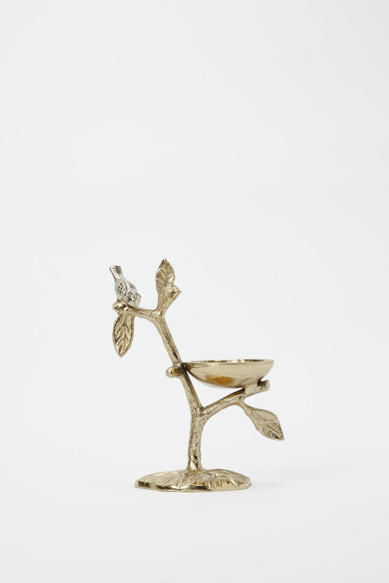 Redtag-Gold-Texture-Bird-Candle-Holder-Category:Artefact,-Colour:Gold,-Deals:New-In,-Filter:Home-Decor,-H1:HMW,-H2:HOM,-H3:DEA,-H4:GIW,-HMW-HOM-Decorative-Accessories,-New-In-HMW-HOM,-Non-Sale,-Promo:RIVA,-RMD,-S23C,-Season:S23C,-Section:Homewares,-Style:METAL-RANGE-Home-Decor-