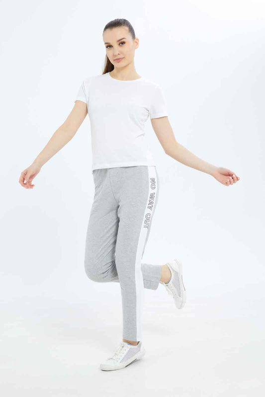 Redtag-Women-Ivory-Basic-Jogger-With-Side-Tape-Category:Joggers,-Colour:Ivory,-Deals:New-In,-Filter:Women's-Clothing,-New-In-Women-APL,-Non-Sale,-S23B,-Section:Women,-TBL,-Women-Joggers-Women's-